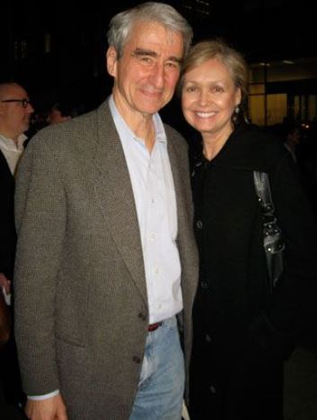 Lynn Louisa Woodruff with her husband of 46 years Sam Waterston